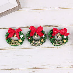 Dollhouse Christmas Garland Wreath Model for Doll House Decor
