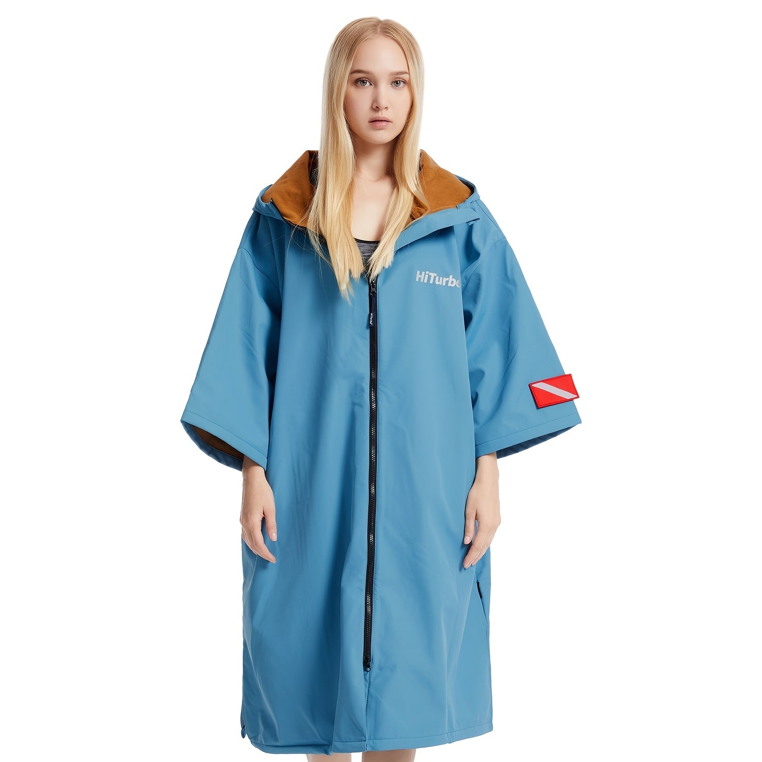 Turbo Waterproof Surf Poncho Changing Towel Quick Drying Bathrobe