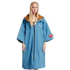 Turbo Waterproof Surf Poncho Changing Towel Quick Drying Bathrobe