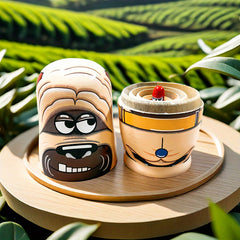 Colorful Wooden Nesting Dolls Set Educational Stackable Toys