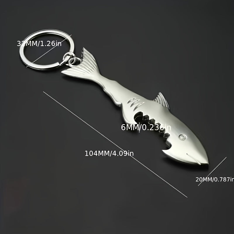 Shark Keychain Bottle Opener Fish Beer Keychain Charm