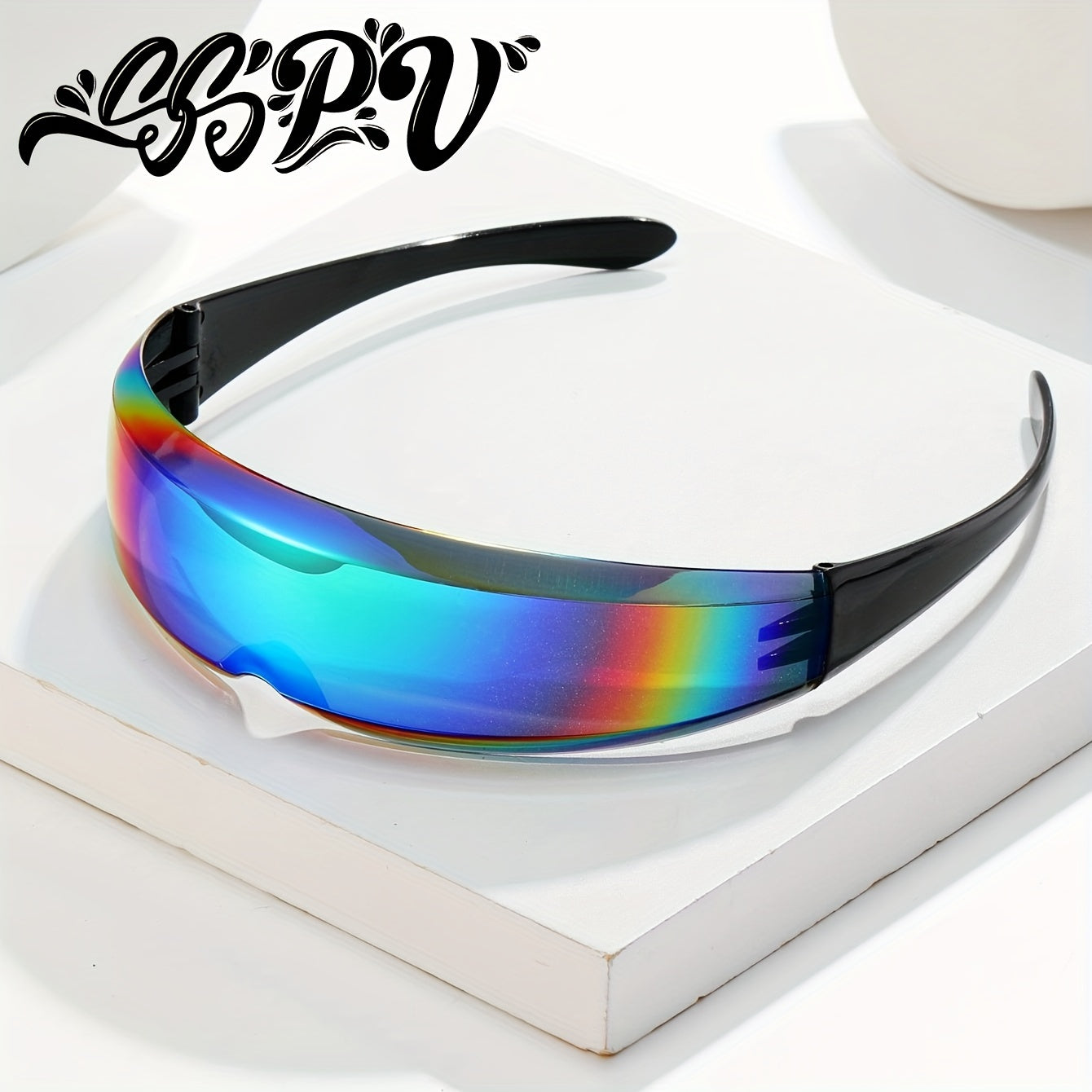 Men's Hip Hop Style Sunglasses Cyberpunk Futurist Sunglasses