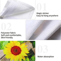 Sunflowers Hanging Towel for Farmhouse Decor