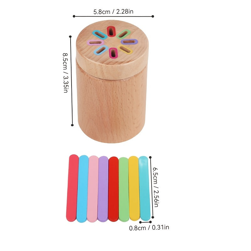 Wooden Sorting Toy Educational Puzzle for Kids Shape Recognition Perfect Gift