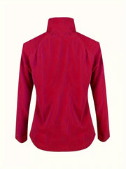 Women's Fleece Winter Jacket Half Zip Long Sleeve