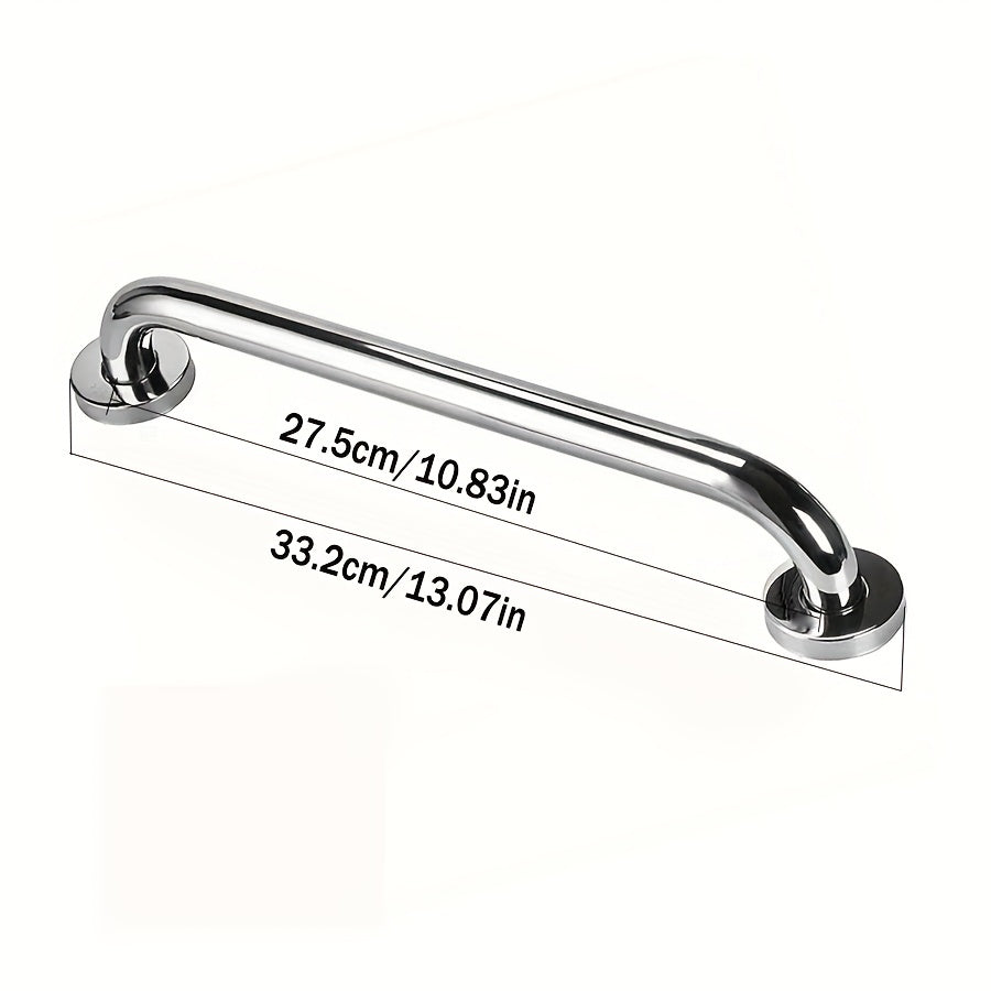 1pc Shower Grab Bar Stainless Steel Bathroom Handle Elderly Safety 30 40