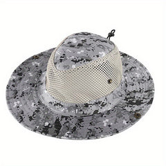 Camouflage Fishing Hat Sun Protection Bucket Hat for Outdoor Activities