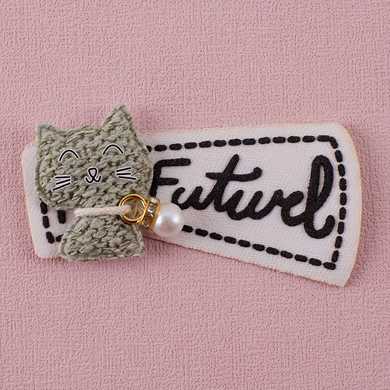 3PCS 3D Printing Letter Cloth Stickers For Girls
