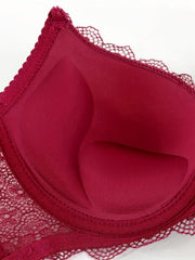 Lace Push Up Bra Comfy & Breathable Intimates Women's Lingerie