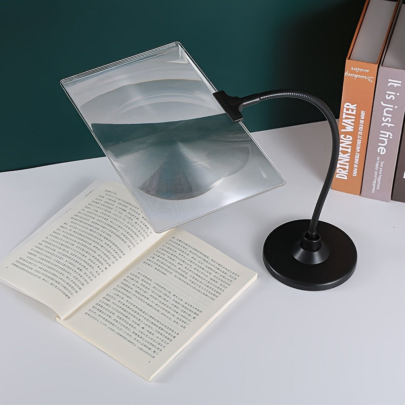 4x Magnifying Glass With Stand, Flexible Neck, 25.4 x 15.24 cm