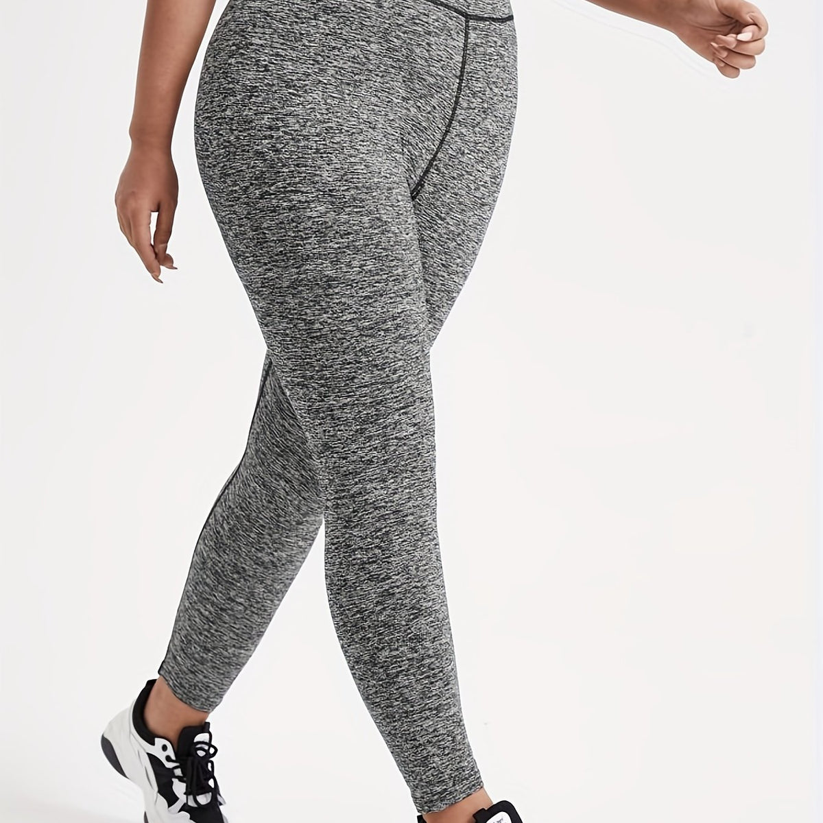  Sports Leggings Women's Plus Stitching Detail