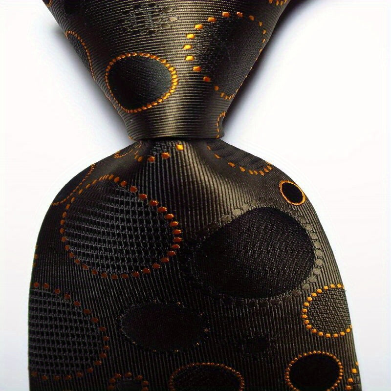 Men's Tie Necktie Classic Polka Dots Pattern Wide Necktie