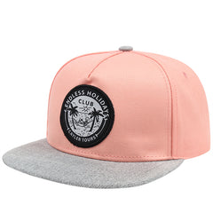 Pink CLUB Pattern Hip Hop Baseball Cap