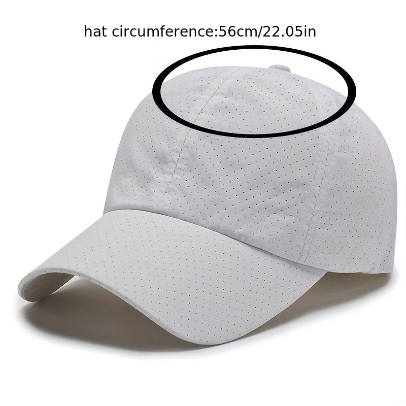 Mesh Breathable Baseball Cap Quick Drying Sun Hat Lightweight Dad Hat