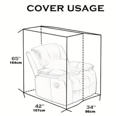 Furniture Cover Dust Proof Moving Bag For Chairs - 2pcs