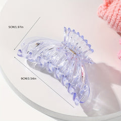 Transparent Ponytail Hair Clip Style Shark Claw Hair Claw Hair Accessories