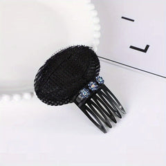 Women's Hair Comb with Cushion for Bangs Styling