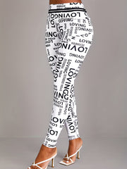 Slim Leggings High Waist Long Length Casual Leggings
