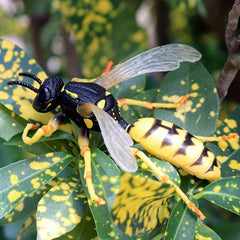 4 Pcs Realistic Bee Figurines Learning Set for Kids Ages 3-8