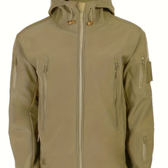Men's 3-in-1 Soft Shell Windbreaker Jacket for Fall & Winter