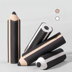 5pcs Pencil Erasers Mixed Colors Durable PVC Material School & Office Supplies