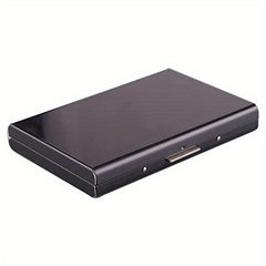 Men's RFID Blocking Business Card Holder Stainless Steel Credit Card Holder