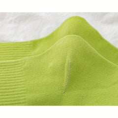 Colorblock Pairs Letter Print Socks Comfy & Breathable Women's Stockings