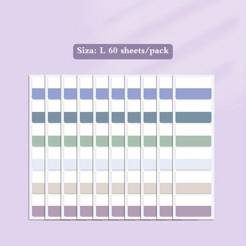Pack of 240 Adhesive Index Tabs for Notebooks