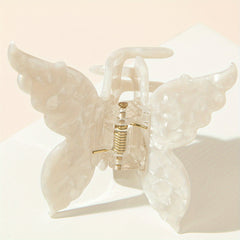 Y2K Acetate Butterfly Hair Claw Clip Gradient Shark Claws Ponytail Holder