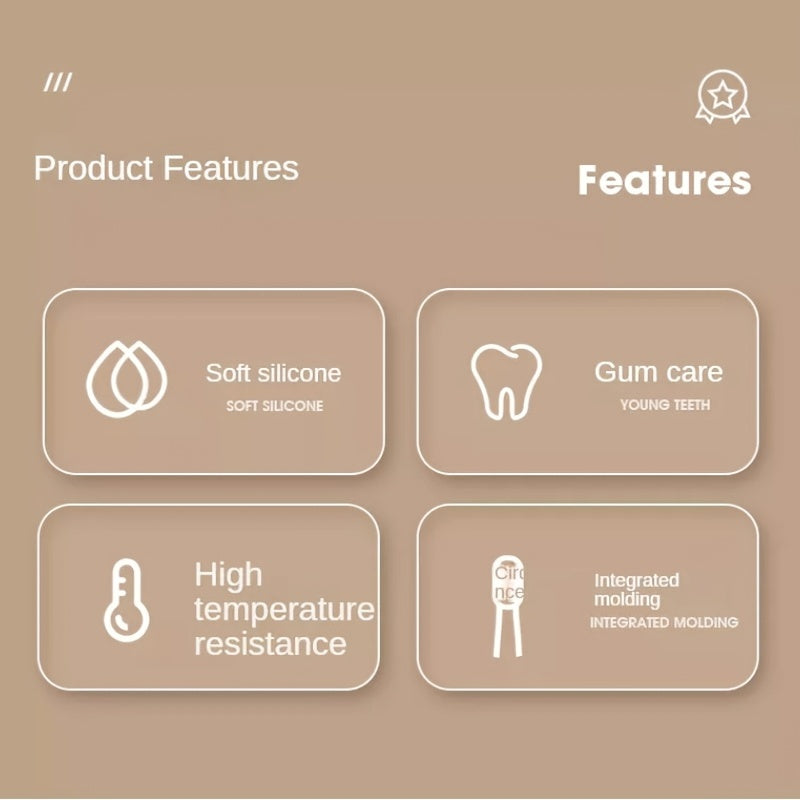 Baby Silicone Toothbrush Toddler Training Toothbrush Infant Oral Care Tool