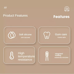 Baby Silicone Toothbrush Toddler Training Toothbrush Infant Oral Care Tool