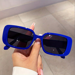 Y2K Rectangle Sunglasses Candy UV400 Shades Party Club