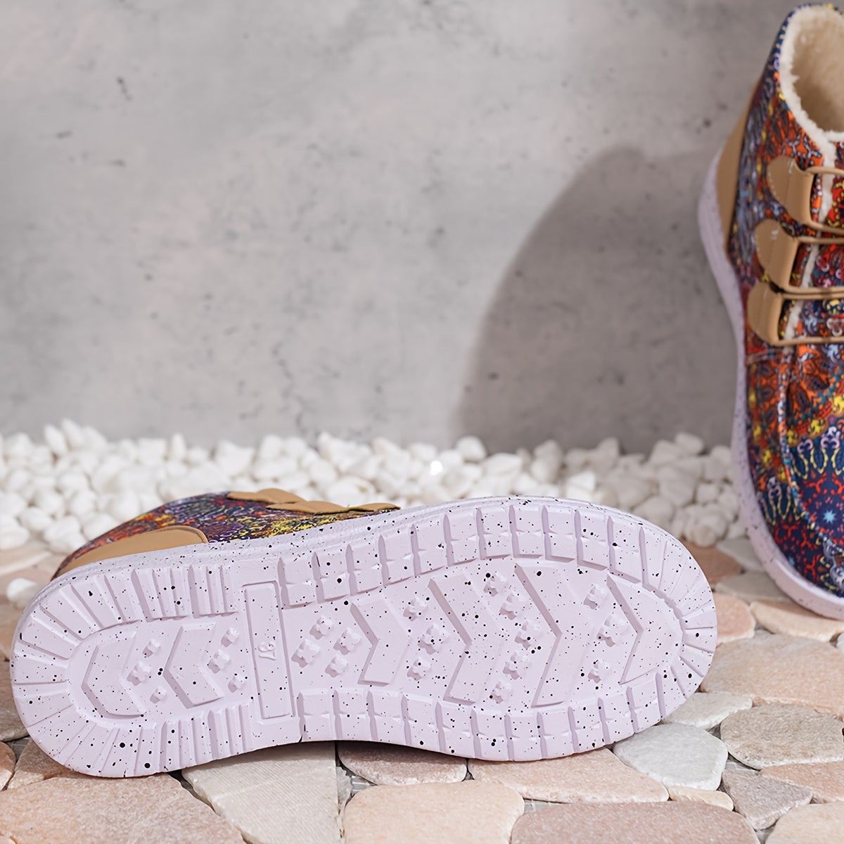 Ethnic Style Snow Boots Comfortable Thickened Winter Footwear