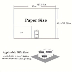 6pcs Small Flower Cartoon Gift Decoration Paper