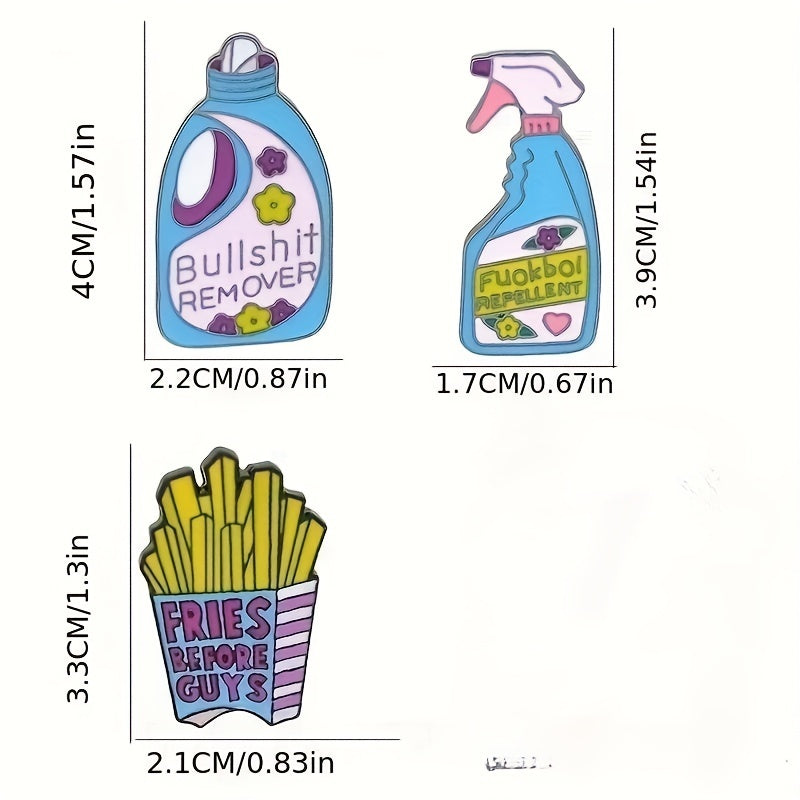 Novelty Laundry Detergent Bottle Brooch