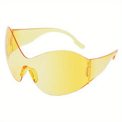 Y2K Large Lens Shield Sunglasses UV400