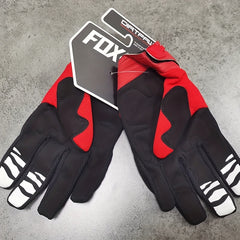 Breathable Adult Motorcycle Racing Gloves Red