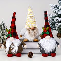 Christmas No Face Santa Claus Elf Dolls, Party and Home Decor, Perfect Gift