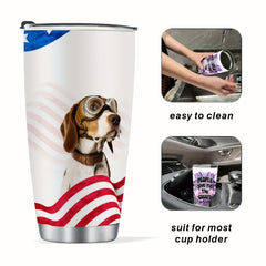 20oz Stainless Steel Insulated Tumbler - Keeps Beverages Cold & Hot