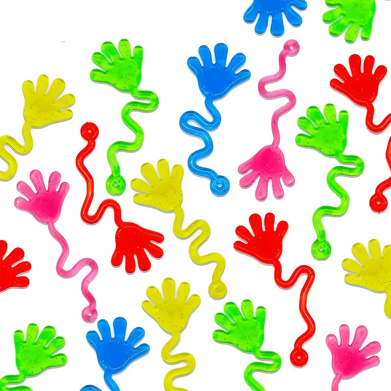 36pcs Kids Sticky Hand Toys Stretchable Rubber Sensory Play Party Favors