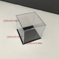 Square Display Box Castle Building Block Blind Box Clay Plastic Box