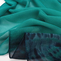 Chiffon Gradient Scarf Lightweight For Women Boho Beach Sun Protection