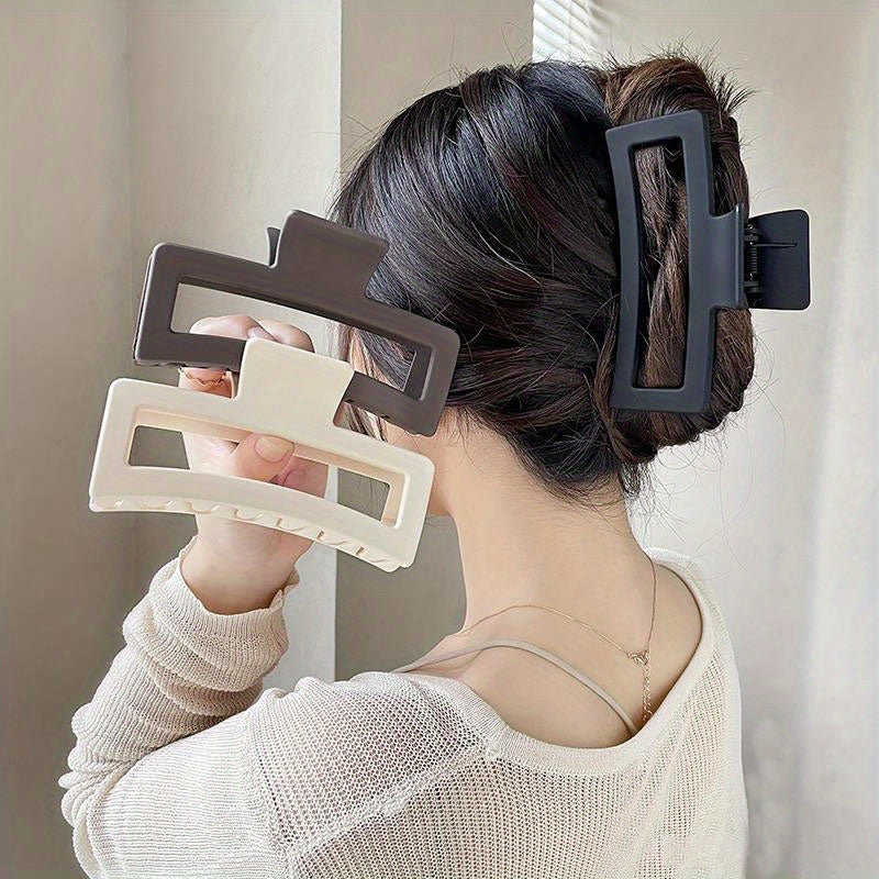 3PCS Oversize Hair Claw Clip Strong Hold Thick Hair Accessories