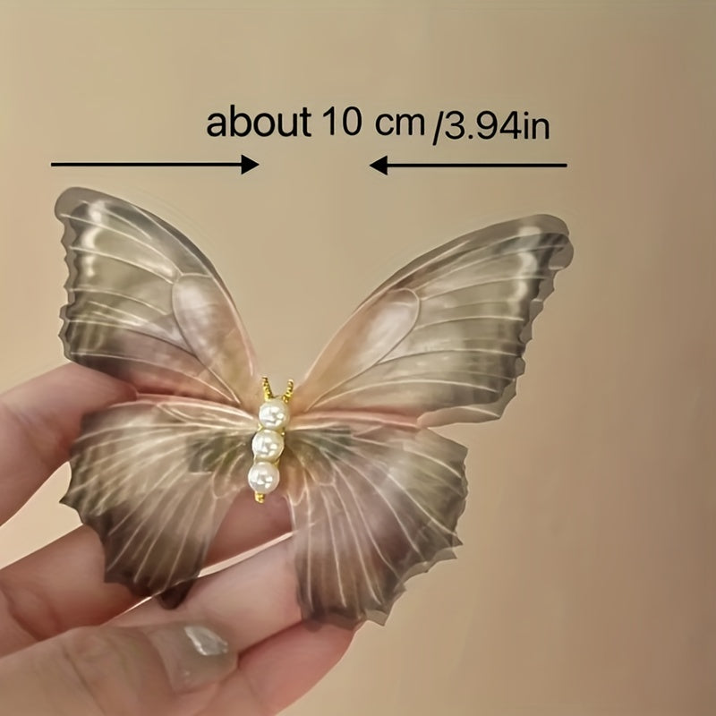 2PCS Butterfly Hair Clip Vintage Bohemian Style Hair Accessories