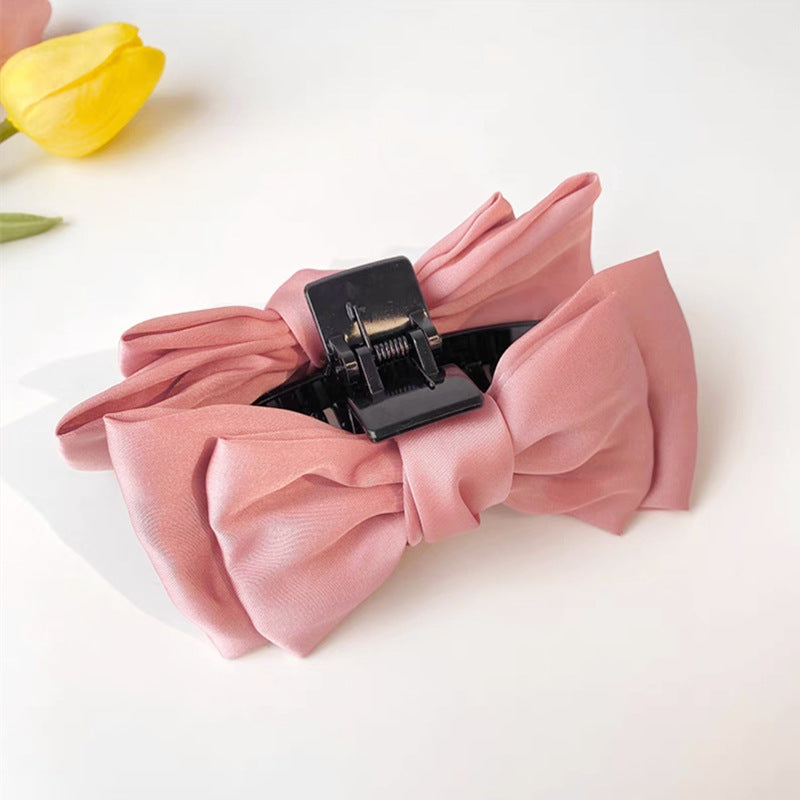 Bowknot Hair Clip Bow Hair Claw Large Barrette Hair Clamp Headdress