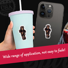 Jon Snow Sticker with Kiss Cut - Game of Thrones Fan Art