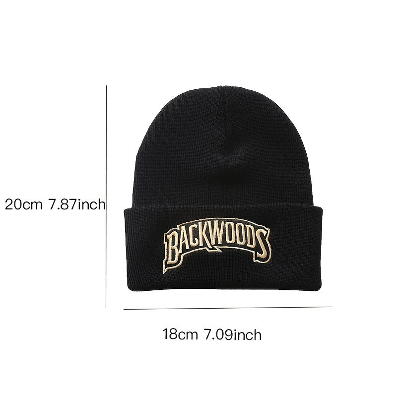 BACKWOODS Warm Winter Hat with Embroidery for Students
