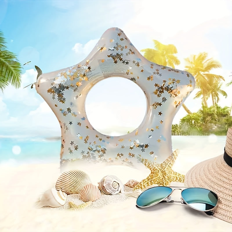 Heart Shaped Mermaid Swimming Ring for Adults