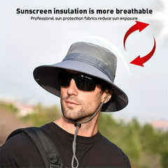 Quick Drying Fishing Hat Men's Sun Hat for Outdoor Fishing Hiking