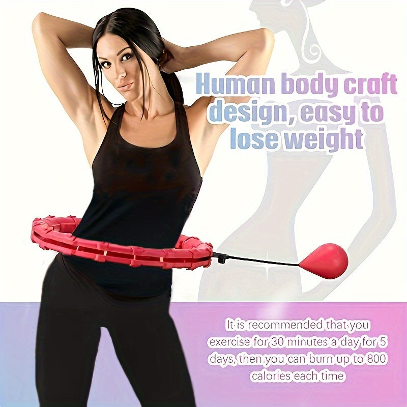 Adjustable Fitness Hoop For Yoga Pilates Home Gym Workouts